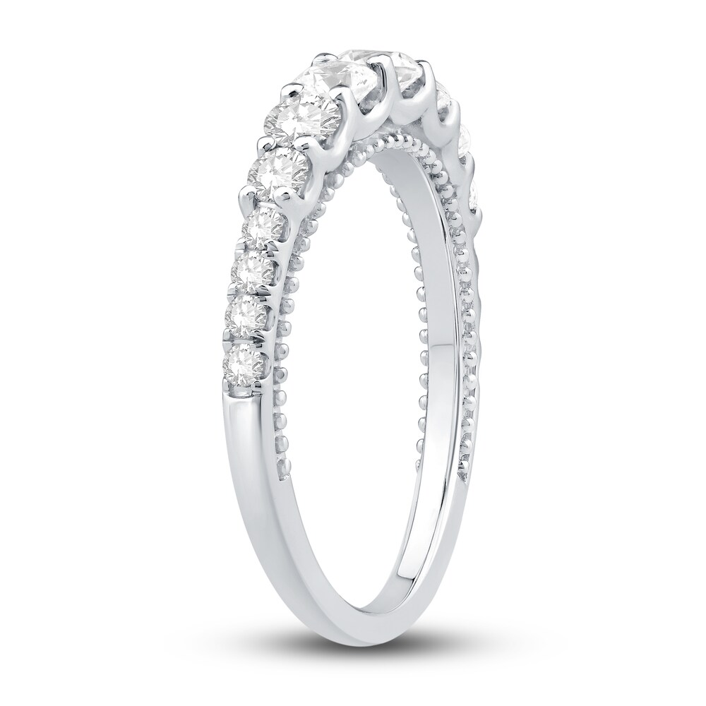 Diamond Anniversary Band 1 ct tw Round 18K White Gold JNAPLFx5 Diamond Anniversary Band 1 ct tw Round 18K White Gold JNAPLFx5