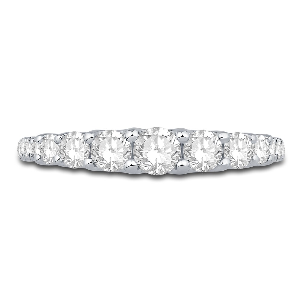 Diamond Anniversary Band 1 ct tw Round 18K White Gold JNAPLFx5 Diamond Anniversary Band 1 ct tw Round 18K White Gold JNAPLFx5