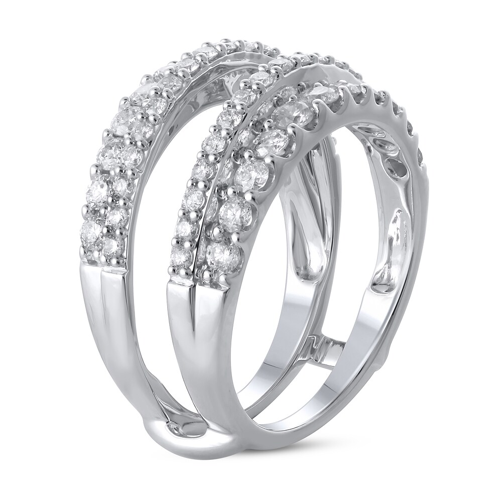 Diamond Enhancer Ring 1-1/4 ct tw Round 14K White Gold JWAJ82bQ Diamond Enhancer Ring 1-1/4 ct tw Round 14K White Gold JWAJ82bQ
