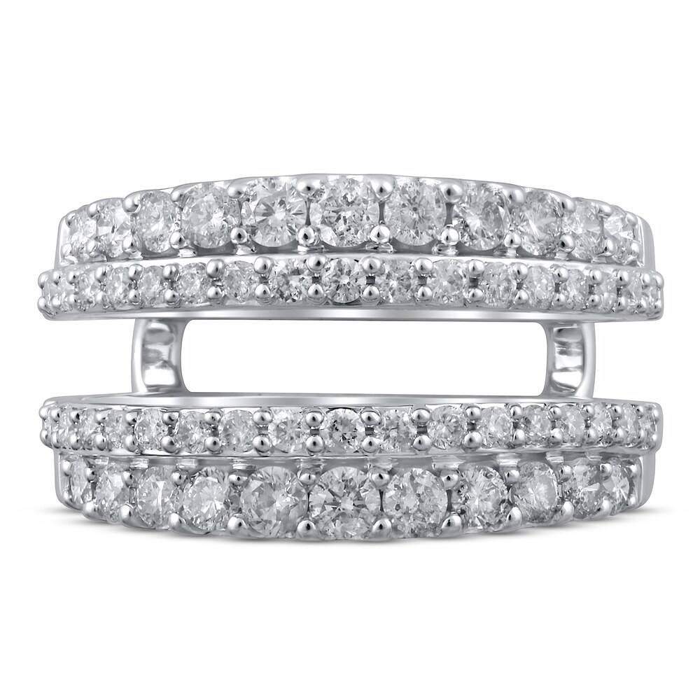 Diamond Enhancer Ring 1-1/4 ct tw Round 14K White Gold JWAJ82bQ Diamond Enhancer Ring 1-1/4 ct tw Round 14K White Gold JWAJ82bQ