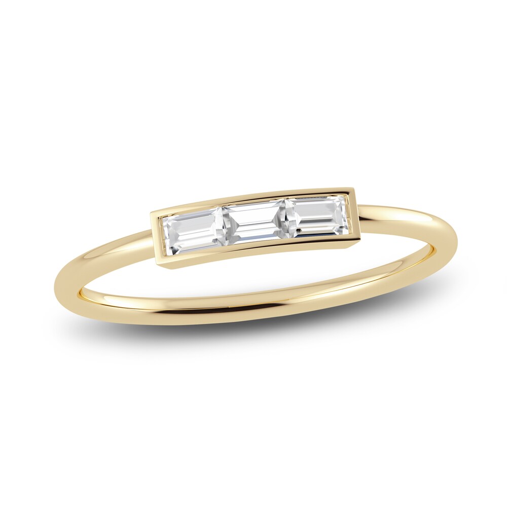 Juliette Maison Natural White Sapphire Baguette Bar Ring 10K Yellow Gold Jwgx3riX Juliette Maison Natural White Sapphire Baguette Bar Ring 10K Yellow Gold Jwgx3riX