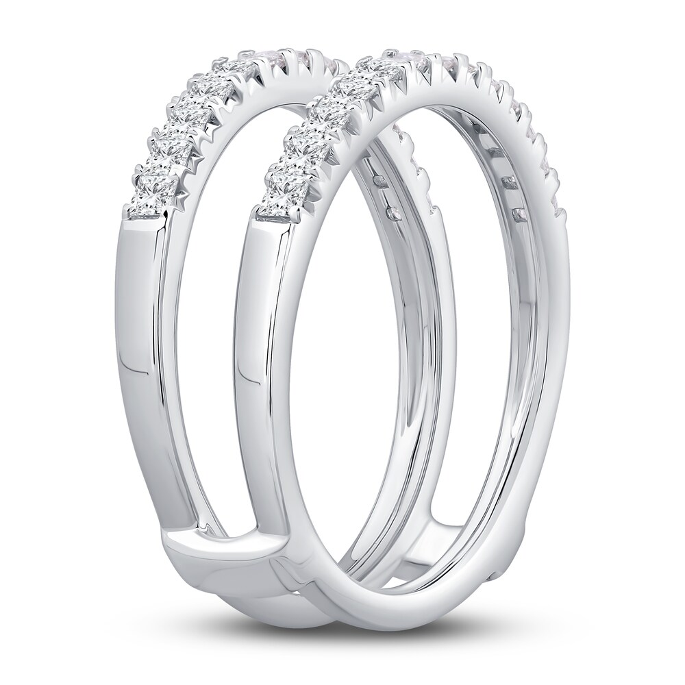 Diamond Enhancer Band 3/4 ct tw Princess 14K White Gold K4ZvO6Pj