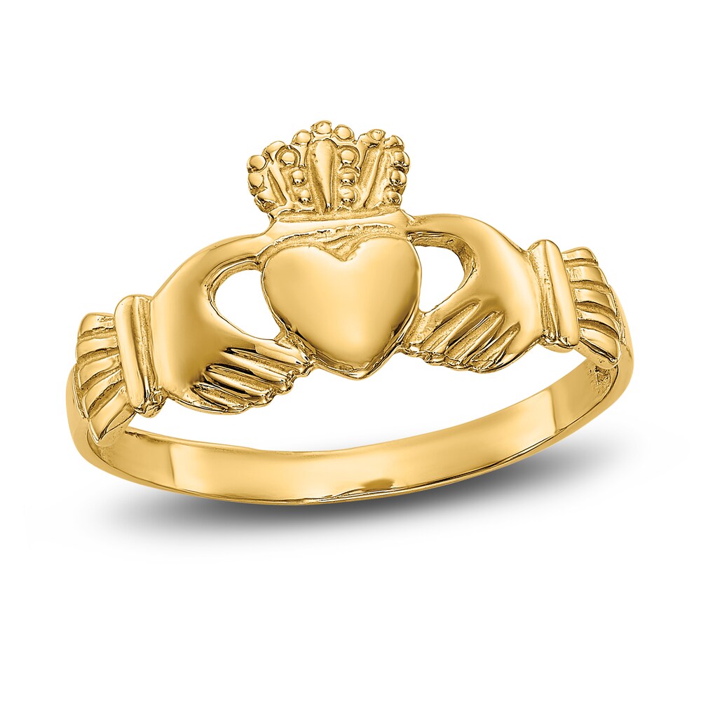 Women's Claddagh Ring 14K Yellow Gold K8sgHwZq Women's Claddagh Ring 14K Yellow Gold K8sgHwZq