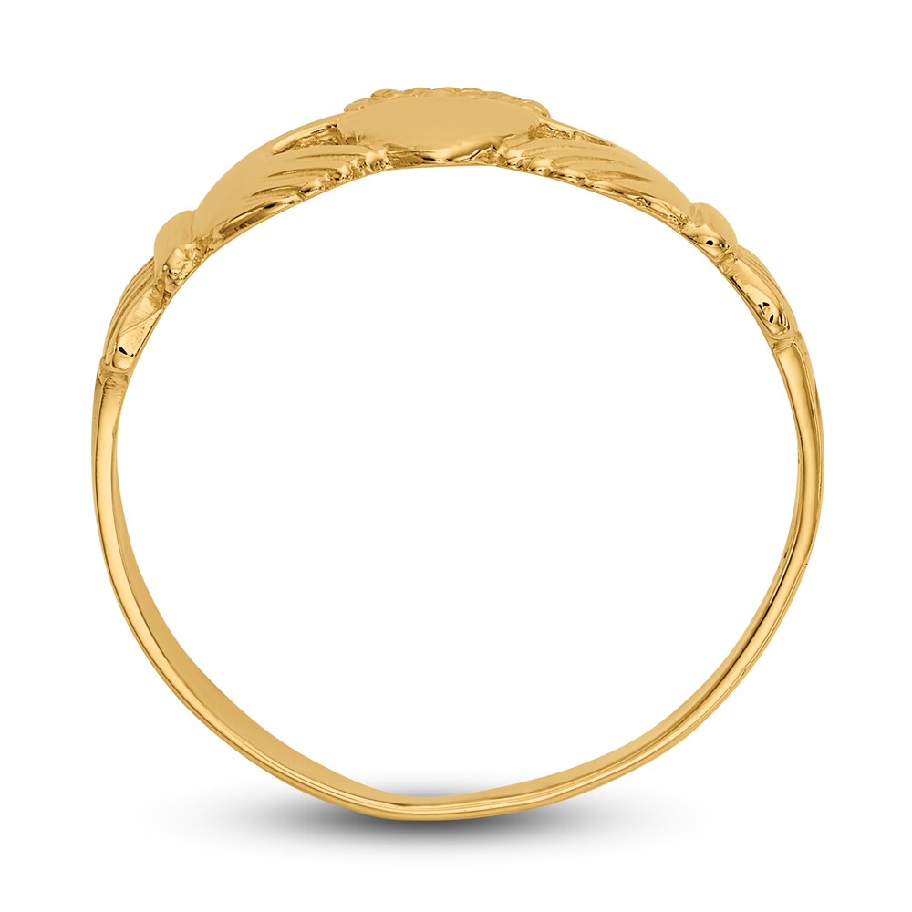 Women\'s Claddagh Ring 14K Yellow Gold K8sgHwZq