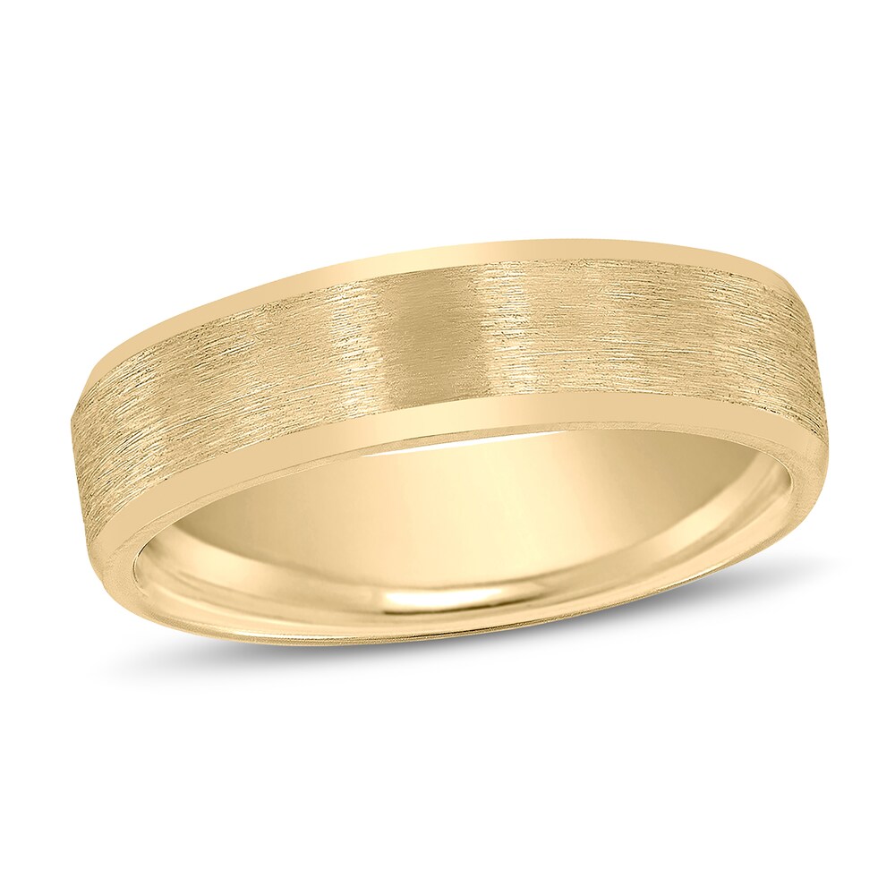 Wedding Band 14K Yellow Gold KIdTJ8zs