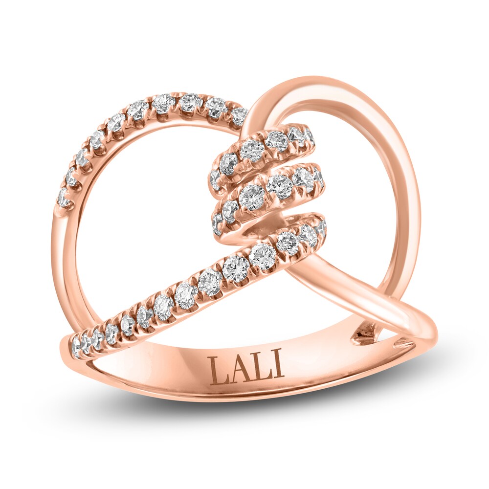LALI Jewels Diamond Ring 3/8 ct tw Round 14K Rose Gold KKqRavLB LALI Jewels Diamond Ring 3/8 ct tw Round 14K Rose Gold KKqRavLB