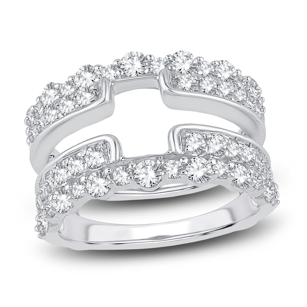 Diamond Anniversary Enhancer Band 1-1/2 ct tw Round 14K White Gold KLvb7QPr Diamond Anniversary Enhancer Band 1-1/2 ct tw Round 14K White Gold KLvb7QPr