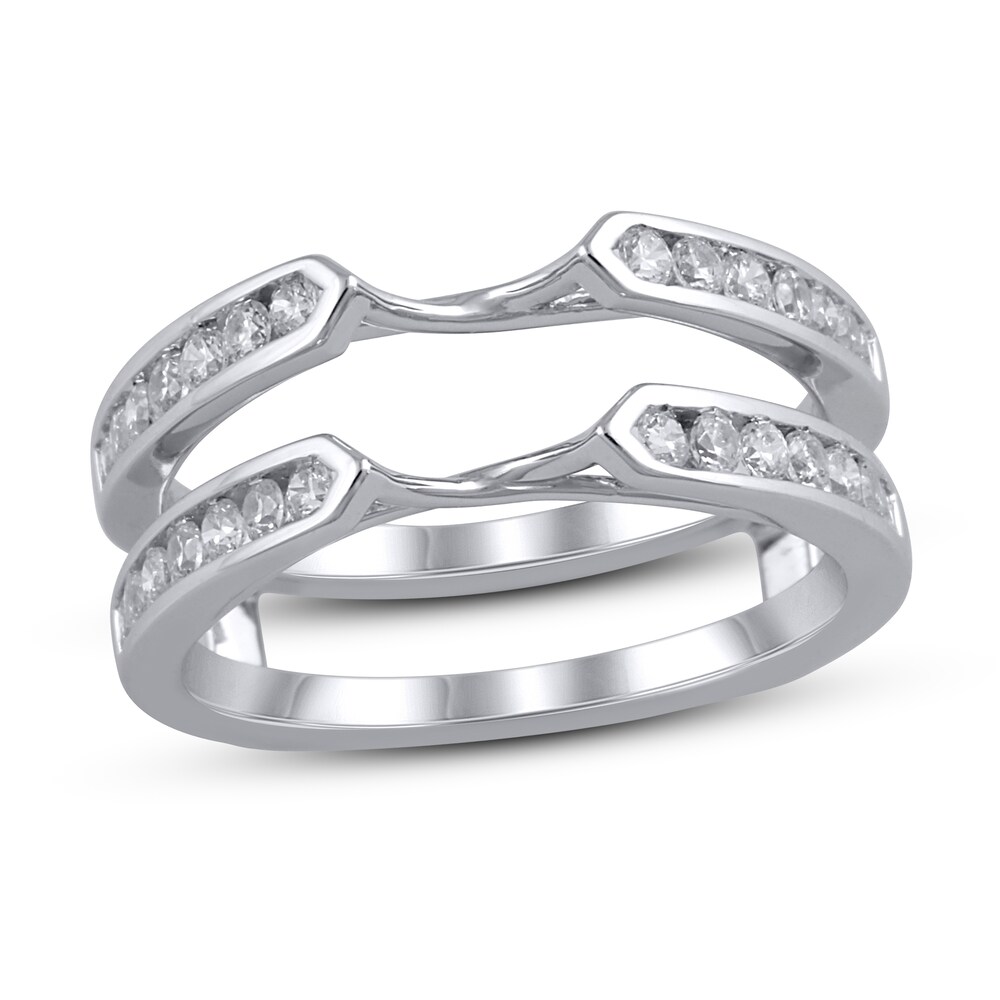 Diamond Enhancer Ring 1/2 ct tw Round 14K White Gold KMFKN57J Diamond Enhancer Ring 1/2 ct tw Round 14K White Gold KMFKN57J