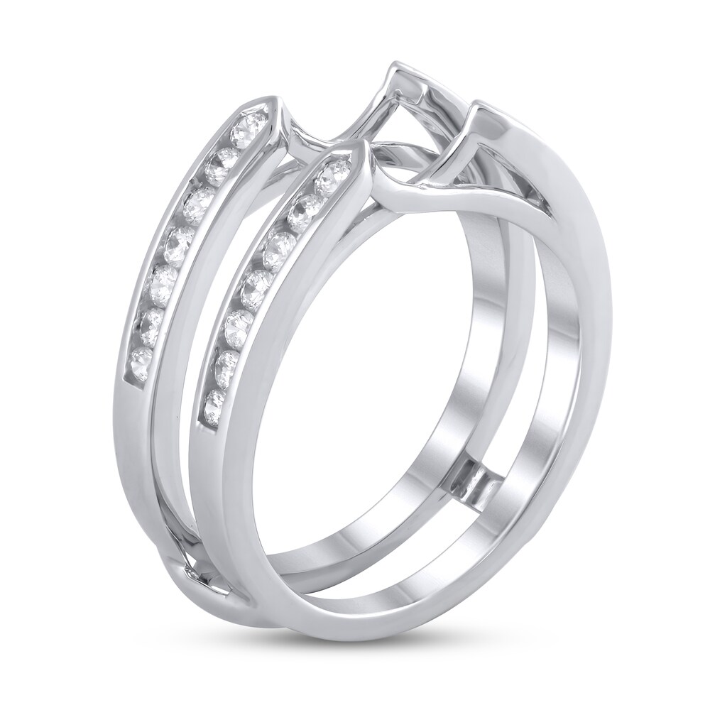 Diamond Enhancer Ring 1/2 ct tw Round 14K White Gold KMFKN57J Diamond Enhancer Ring 1/2 ct tw Round 14K White Gold KMFKN57J