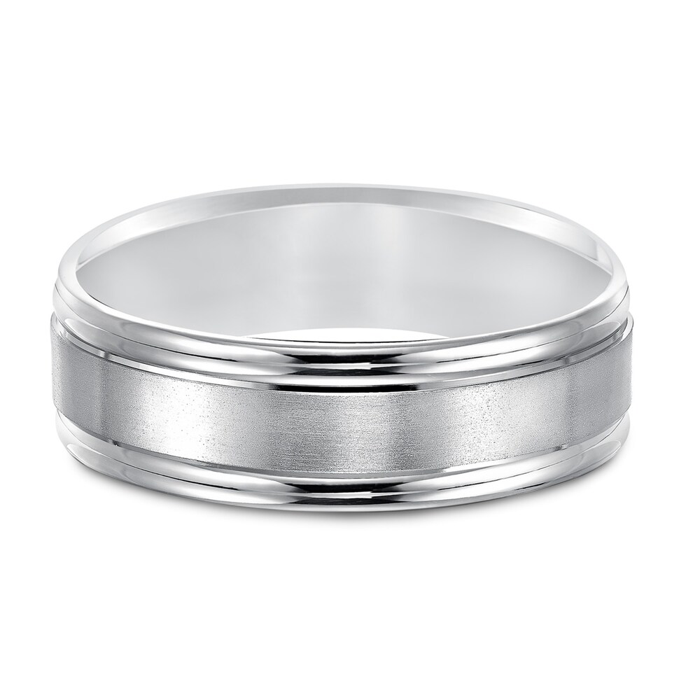 Matte Wedding Band 14K White Gold KNdD2jr9 Matte Wedding Band 14K White Gold KNdD2jr9