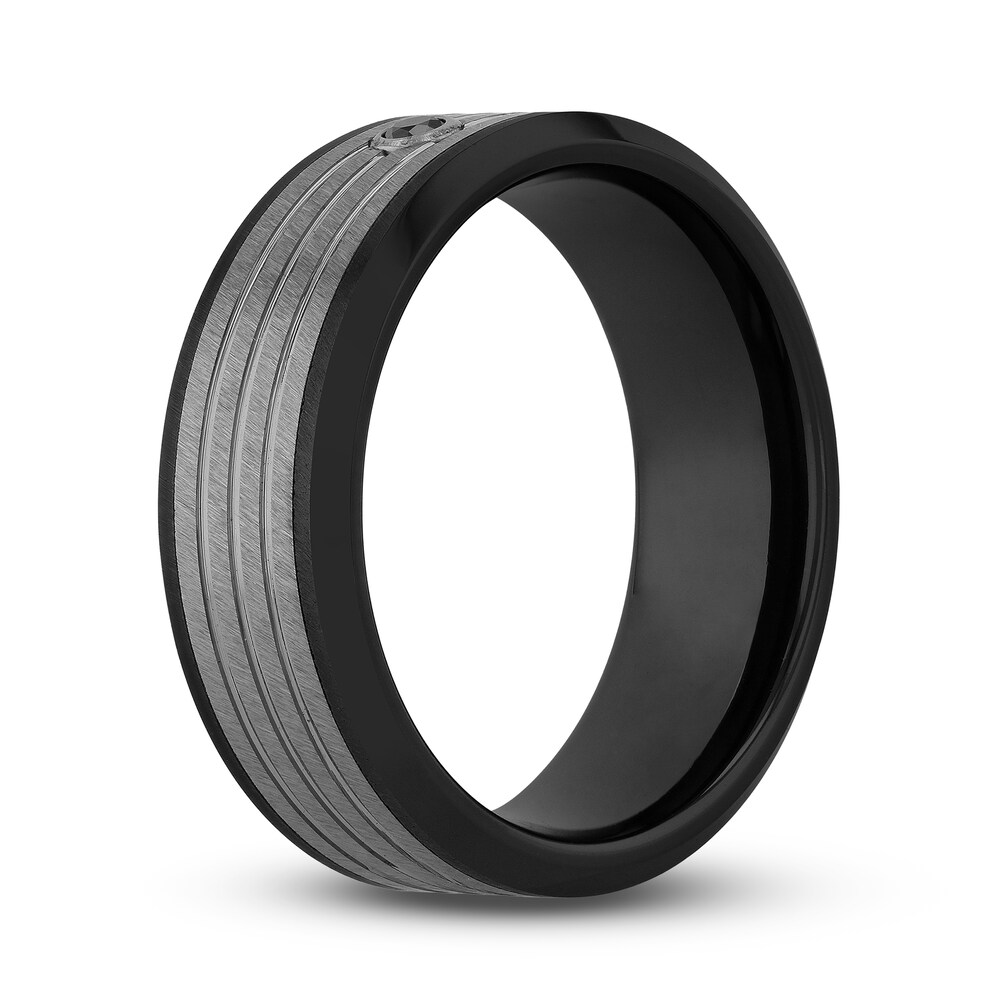 Diamond Wedding Band 1/20 ct tw Round Tungsten KQFCbqd6 Diamond Wedding Band 1/20 ct tw Round Tungsten KQFCbqd6