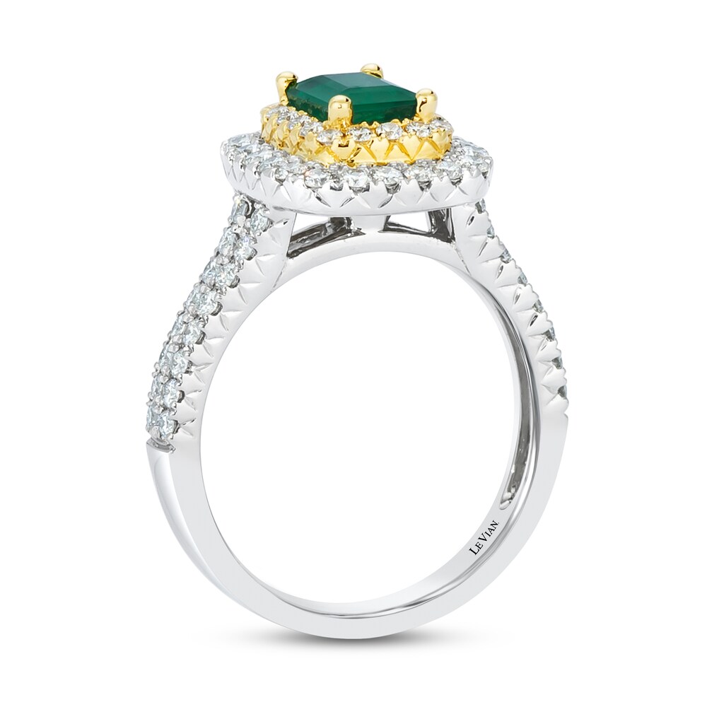 Le Vian Natural Emerald Ring 7/8 ct tw Diamonds Platinum/18K Honey Gold KQNhbYf9 Le Vian Natural Emerald Ring 7/8 ct tw Diamonds Platinum/18K Honey Gold KQNhbYf9