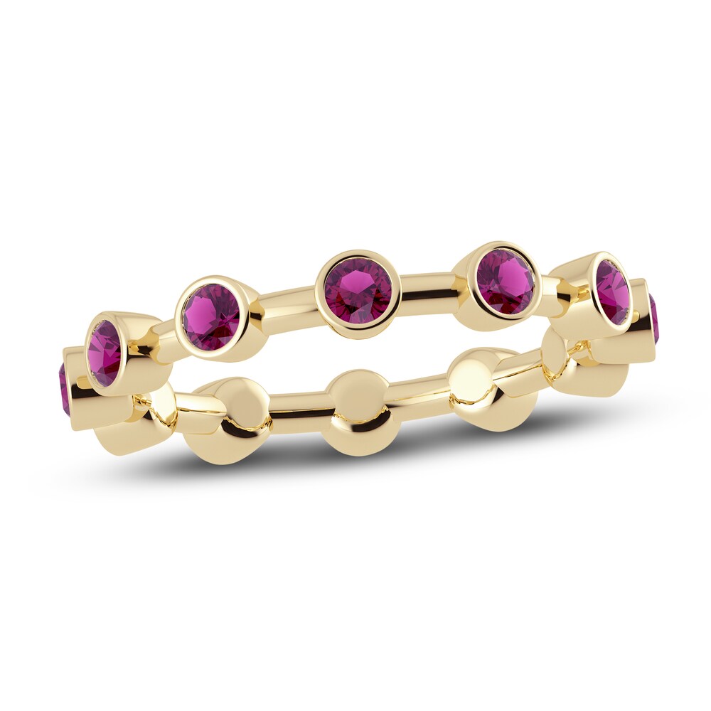 Juliette Maison Natural Rhodolite Garnet 10K Yellow Gold KR49RLWr
