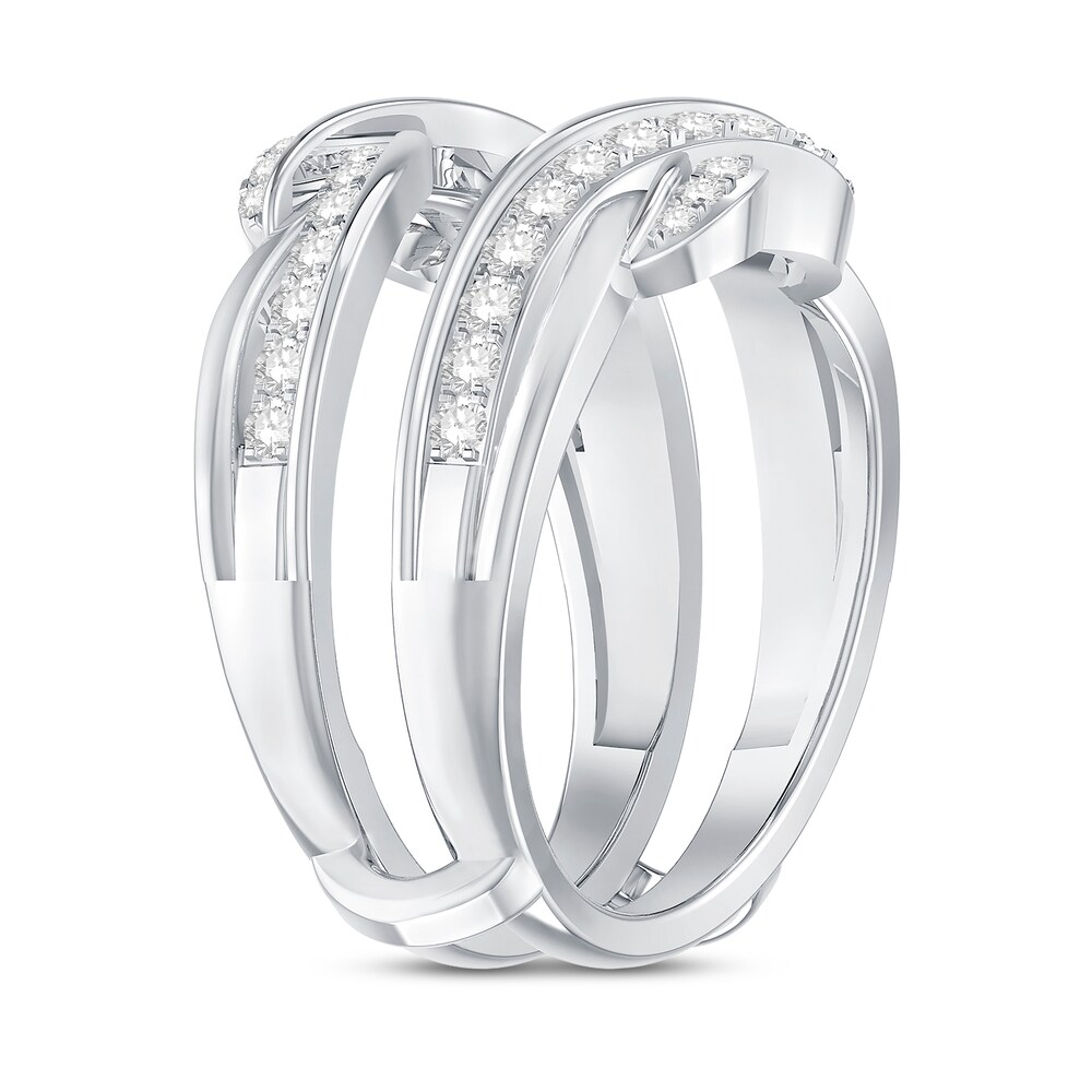 Diamond Enhancer Ring 5/8 ct tw Round 14K White Gold KS38656n Diamond Enhancer Ring 5/8 ct tw Round 14K White Gold KS38656n