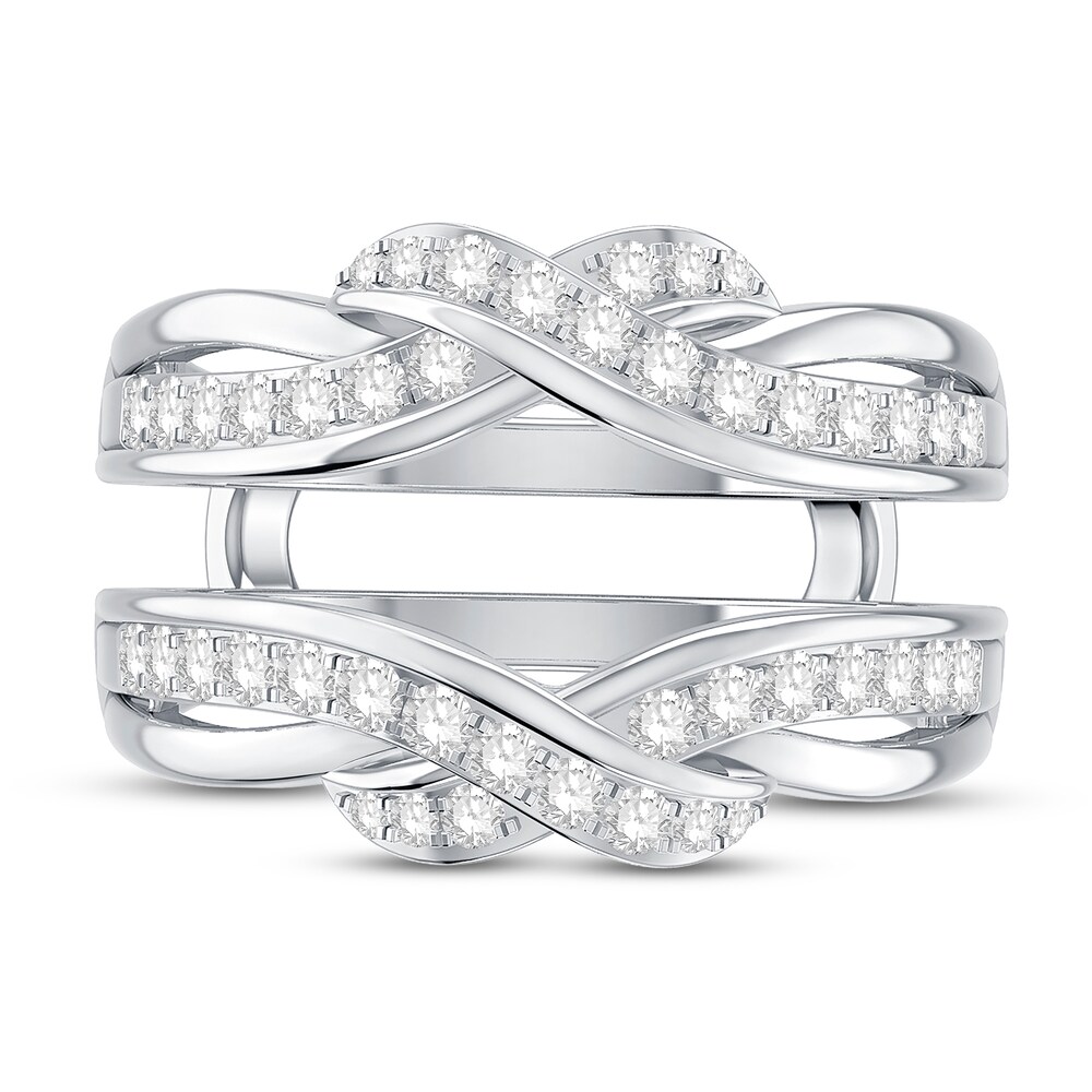 Diamond Enhancer Ring 5/8 ct tw Round 14K White Gold KS38656n Diamond Enhancer Ring 5/8 ct tw Round 14K White Gold KS38656n