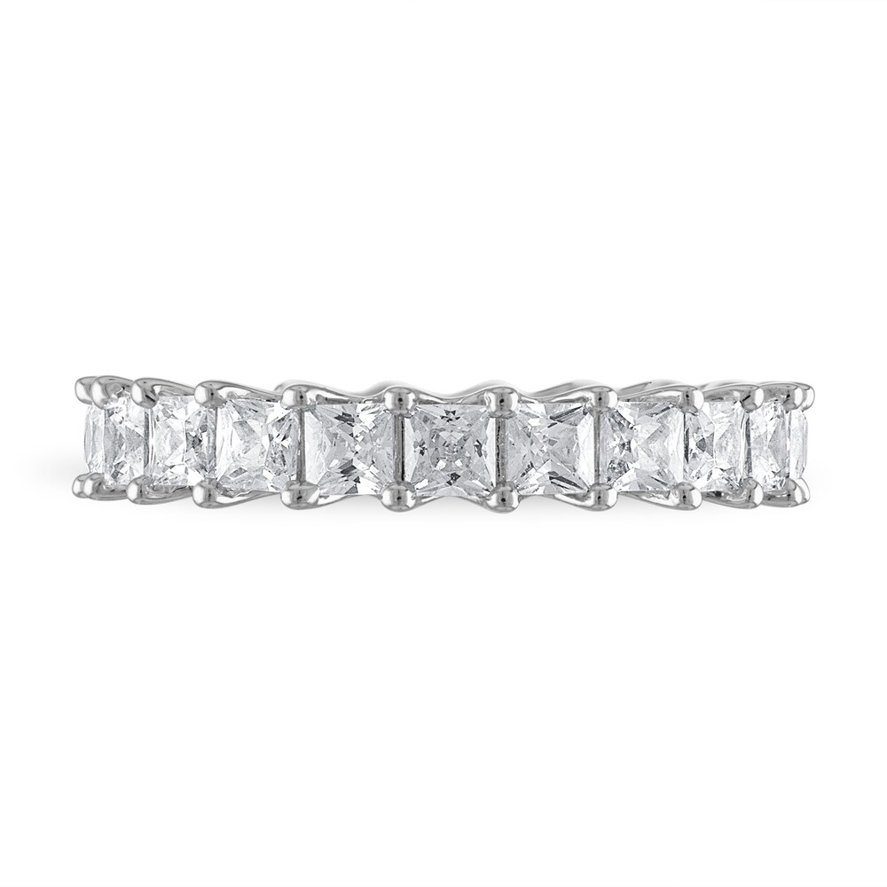 Diamond Eternity Band 3 ct tw Princess-cut 14K White Gold KUjM3oWZ