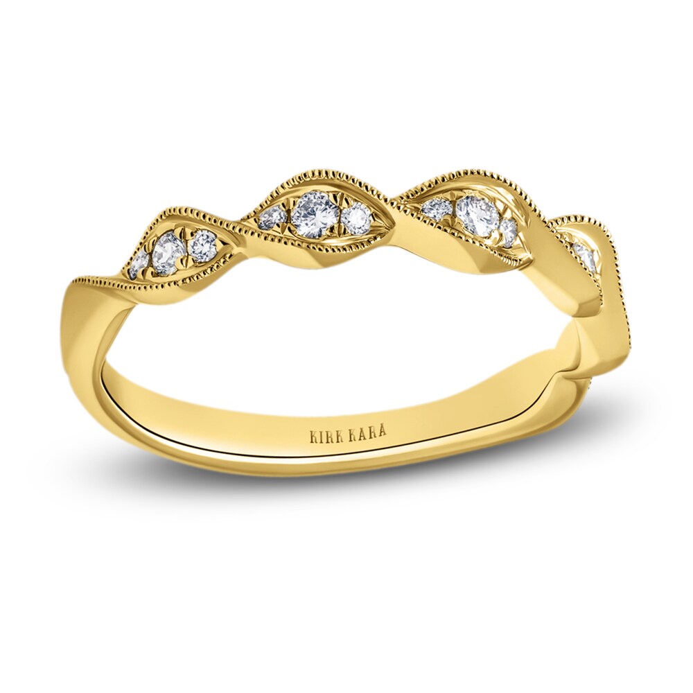 Kirk Kara Twisted Diamond Wedding Band 1/8 ct tw Round 14K Yellow Gold KYP7Saih Kirk Kara Twisted Diamond Wedding Band 1/8 ct tw Round 14K Yellow Gold KYP7Saih
