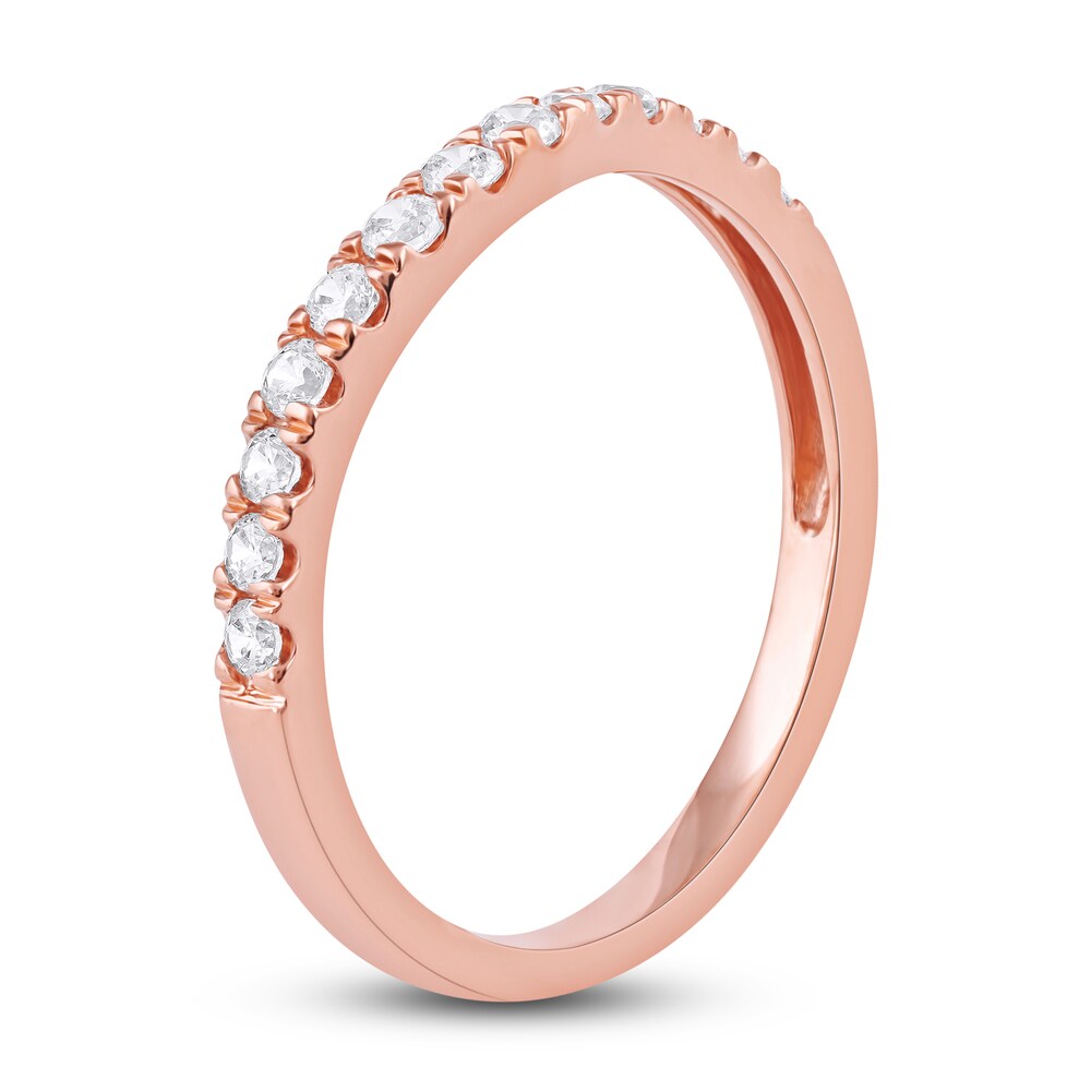Diamond Contour Wedding Band 1/3 ct tw Round 14K Rose Gold KbXg33Ir Diamond Contour Wedding Band 1/3 ct tw Round 14K Rose Gold KbXg33Ir