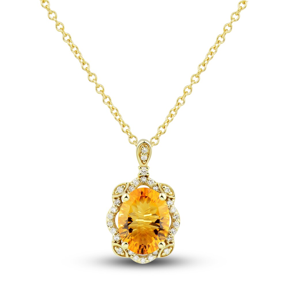 Natural Citrine Ring, Earring & Necklace Set 1/3 ct tw Diamonds 10K Yellow Gold KgUN9CCp Natural Citrine Ring, Earring & Necklace Set 1/3 ct tw Diamonds 10K Yellow Gold KgUN9CCp