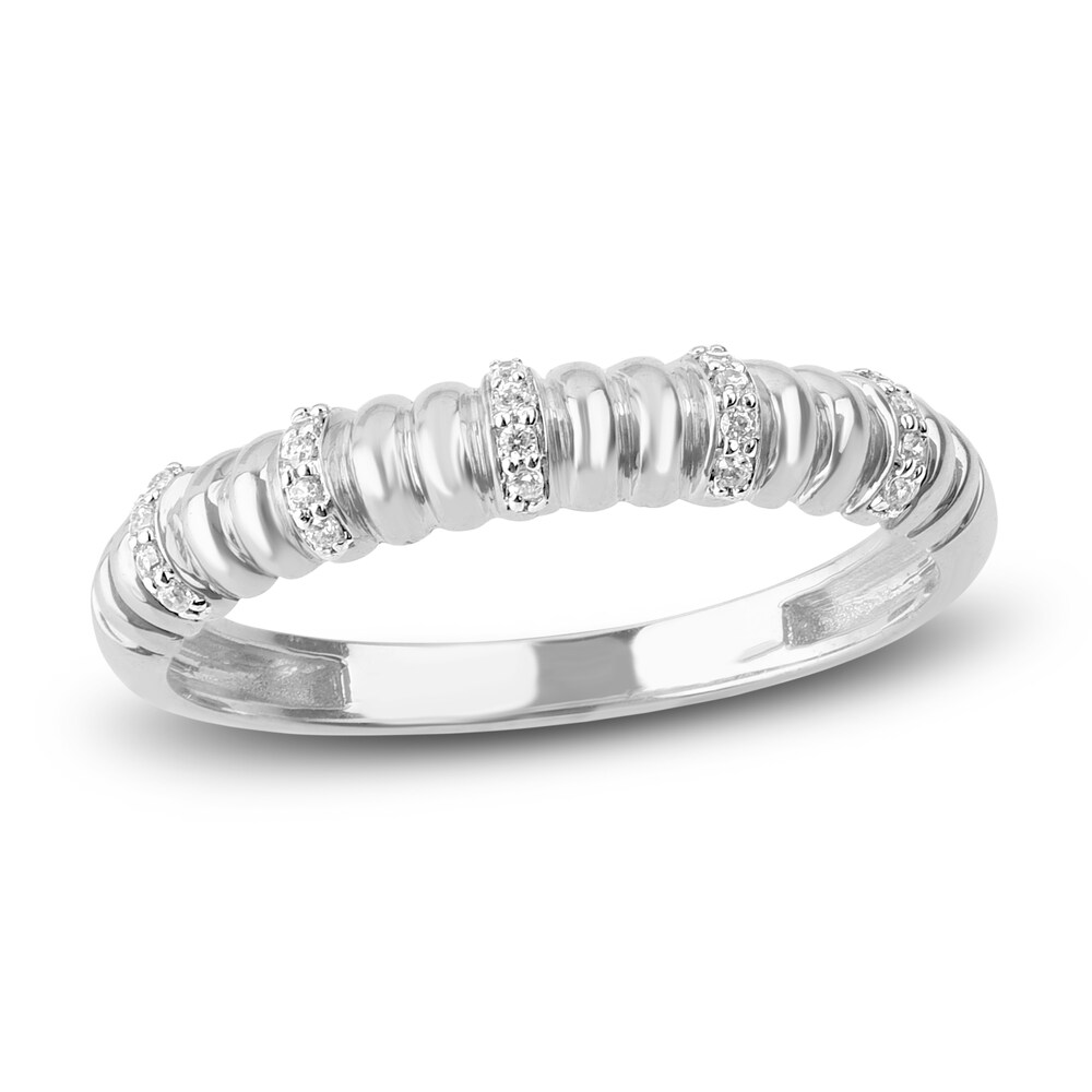 Diamond Stackable Anniversary Band 1/20 ct tw Round 14K White Gold KhBrOqQW Diamond Stackable Anniversary Band 1/20 ct tw Round 14K White Gold KhBrOqQW