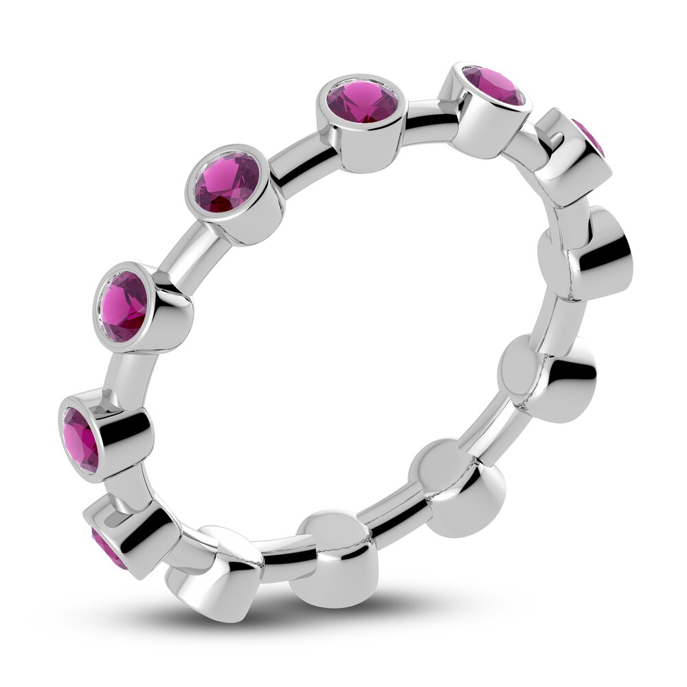 Juliette Maison Natural Rhodalite Garnet Ring 10K White Gold KihPgonh Juliette Maison Natural Rhodalite Garnet Ring 10K White Gold KihPgonh