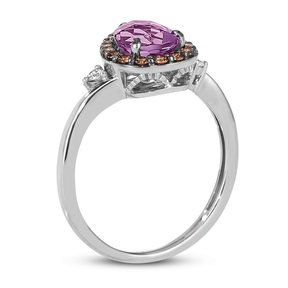 Le Vian Natural Amethyst Ring 1/4 ct tw Diamonds 14K Vanilla Gold Kj13FUuf Le Vian Natural Amethyst Ring 1/4 ct tw Diamonds 14K Vanilla Gold Kj13FUuf