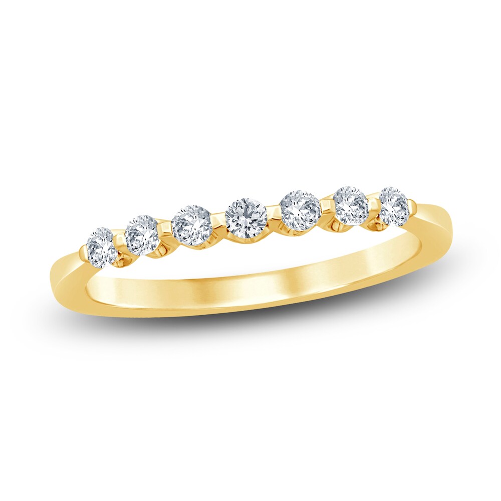 Diamond Anniversary Band 1/4 ct tw Round 14K Yellow Gold KtOb5NUi Diamond Anniversary Band 1/4 ct tw Round 14K Yellow Gold KtOb5NUi