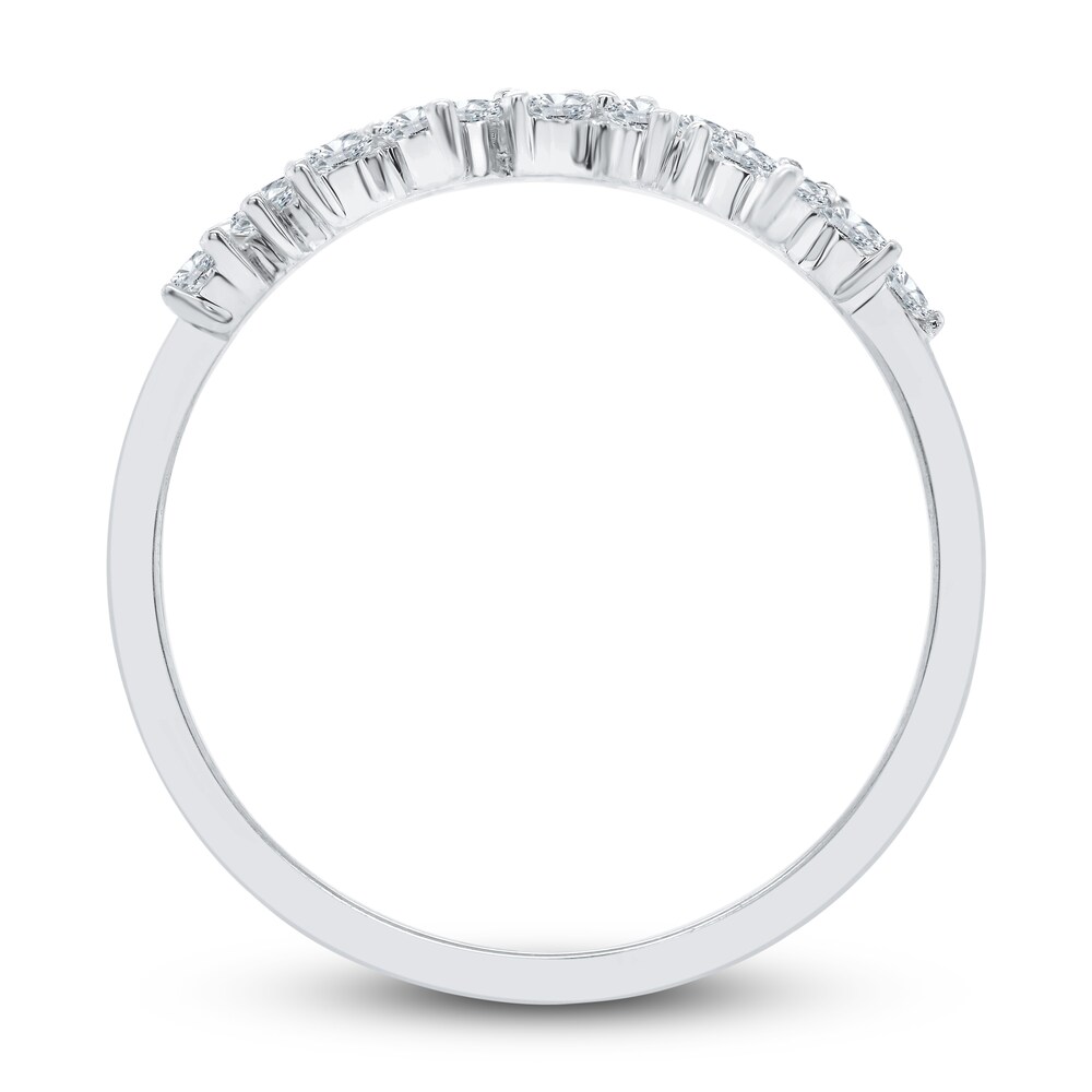 Diamond Floral Ring 1/2 ct tw Round 10K White Gold KvRPjjO0 Diamond Floral Ring 1/2 ct tw Round 10K White Gold KvRPjjO0