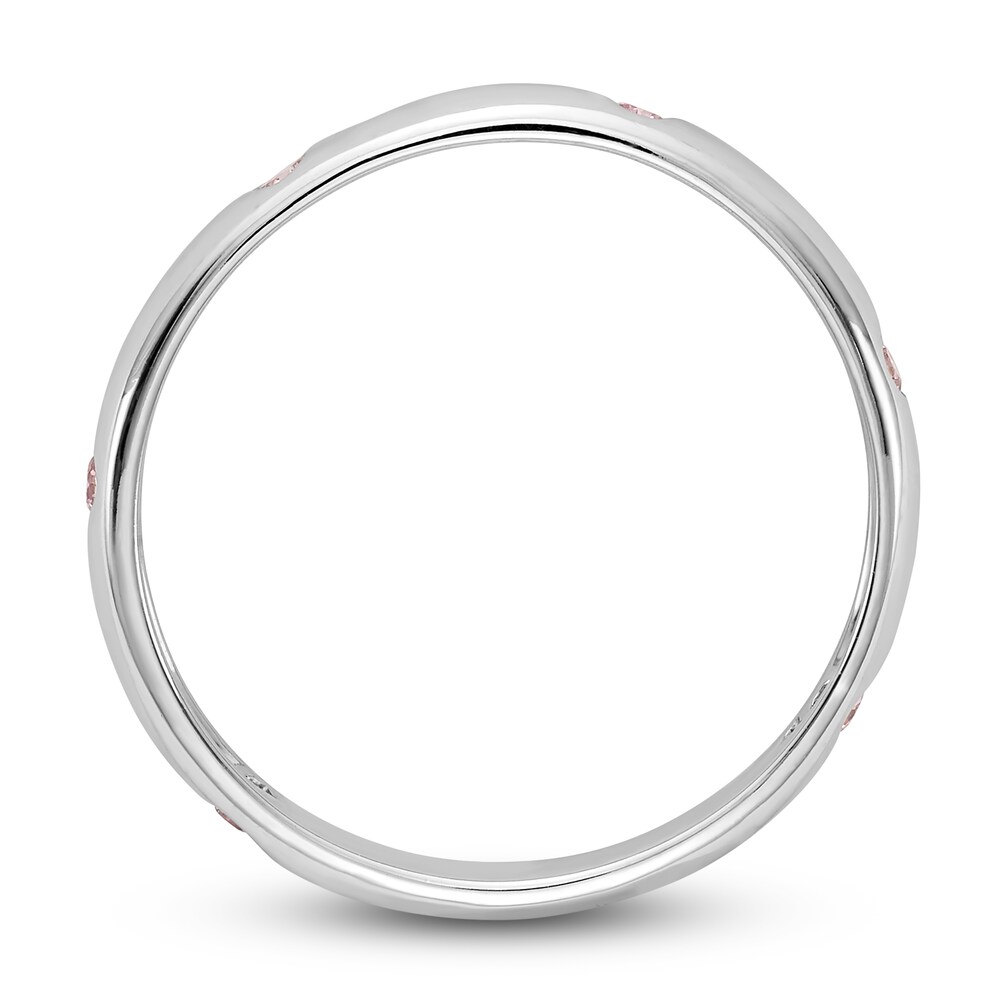 Natural Pink Sapphire Ring 14K White Gold LC55u6yk Natural Pink Sapphire Ring 14K White Gold LC55u6yk