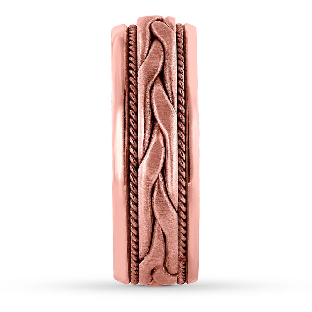 Men\'s Wedding Band 14K Rose Gold 8mm LNWXfEzR Men\'s Wedding Band 14K Rose Gold 8mm LNWXfEzR
