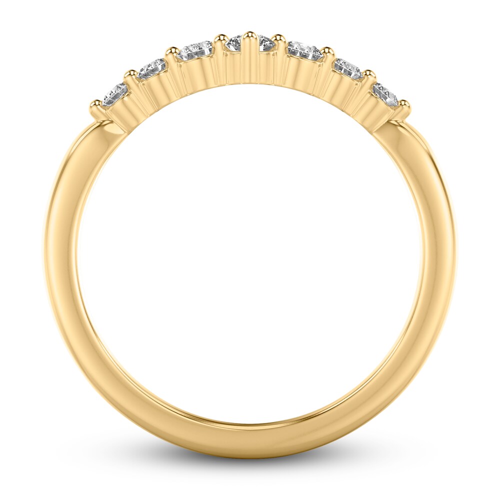 Diamond Chevron Wedding Band 1/4 ct tw Round 14K Yellow Gold LRAl3ZVM Diamond Chevron Wedding Band 1/4 ct tw Round 14K Yellow Gold LRAl3ZVM