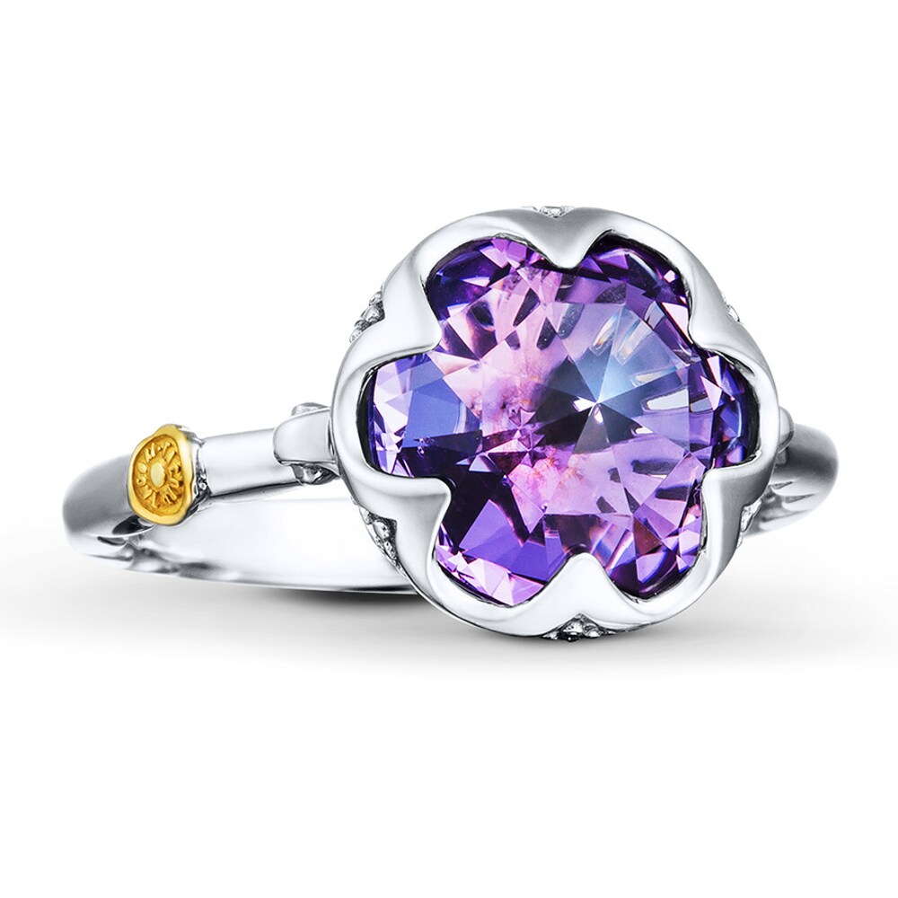 Tacori Amethyst Ring Sterling Silver/18K Yellow Gold Ldp1eSDk Tacori Amethyst Ring Sterling Silver/18K Yellow Gold Ldp1eSDk