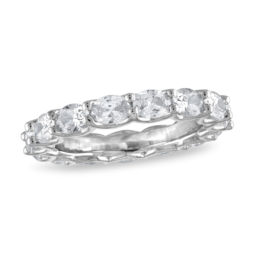 Diamond Eternity Band 3 ct tw Oval 14K White Gold LmQ3f6o8 Diamond Eternity Band 3 ct tw Oval 14K White Gold LmQ3f6o8