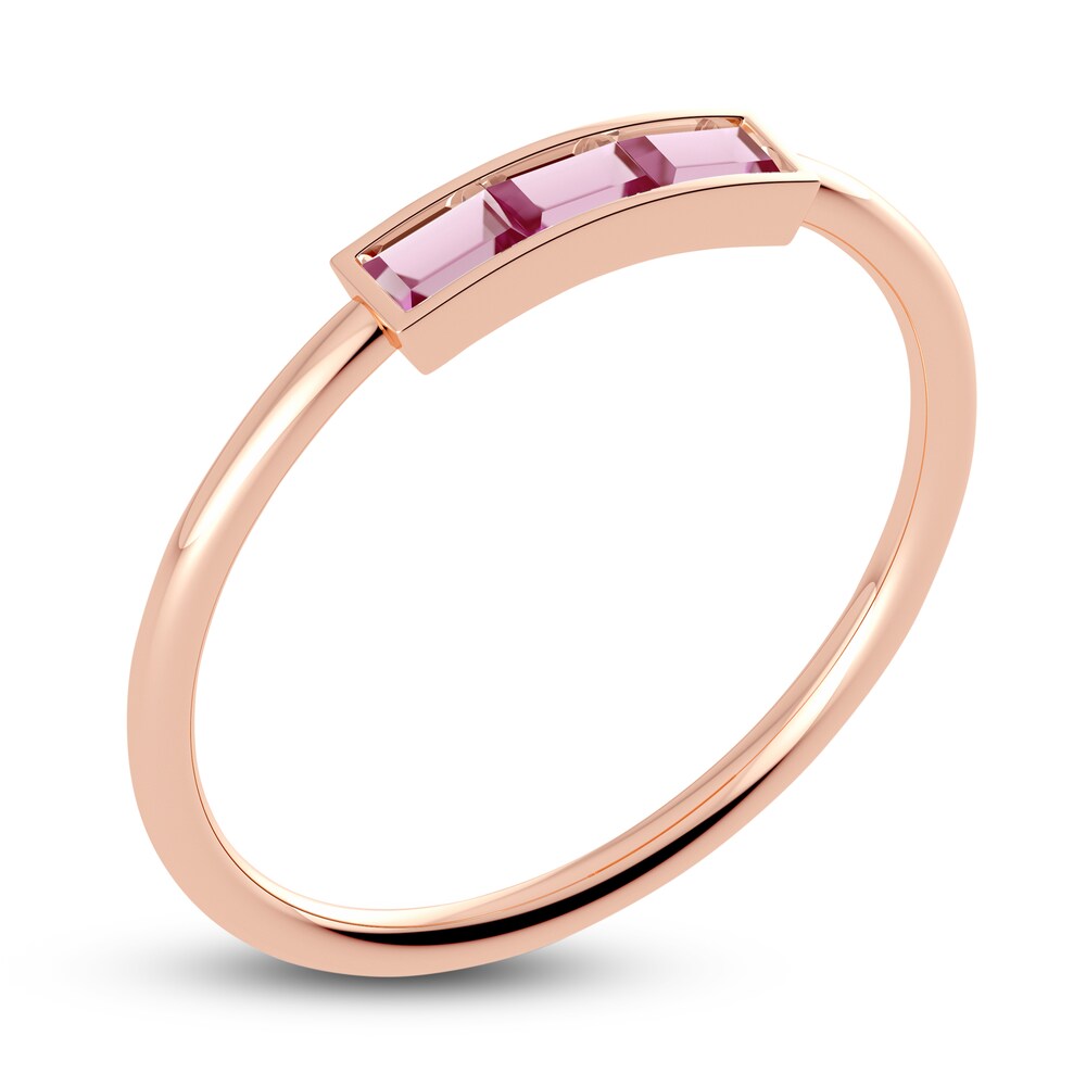 Juliette Maison Natural Pink Tourmaline Baguette Bar Ring 10K Rose Gold LvU9Ykf6 Juliette Maison Natural Pink Tourmaline Baguette Bar Ring 10K Rose Gold LvU9Ykf6