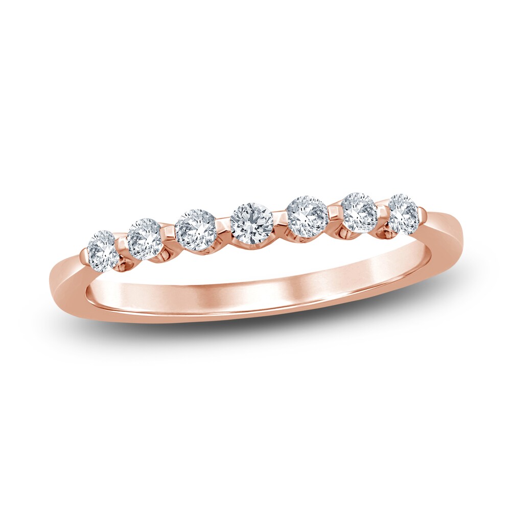 Diamond Anniversary Band 1/4 ct tw Round 14K Rose Gold LzBuTztp Diamond Anniversary Band 1/4 ct tw Round 14K Rose Gold LzBuTztp