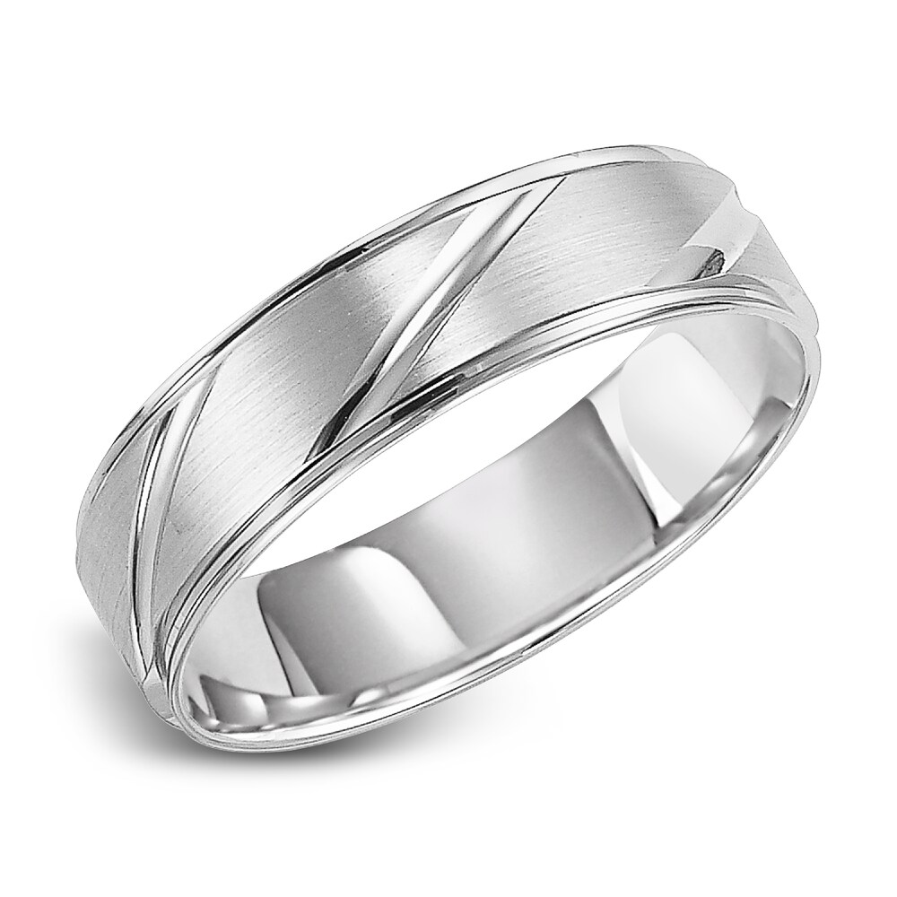 Men\'s Satin Wedding Band Platinum 6.0mm M41Xy6Un Men\'s Satin Wedding Band Platinum 6.0mm M41Xy6Un