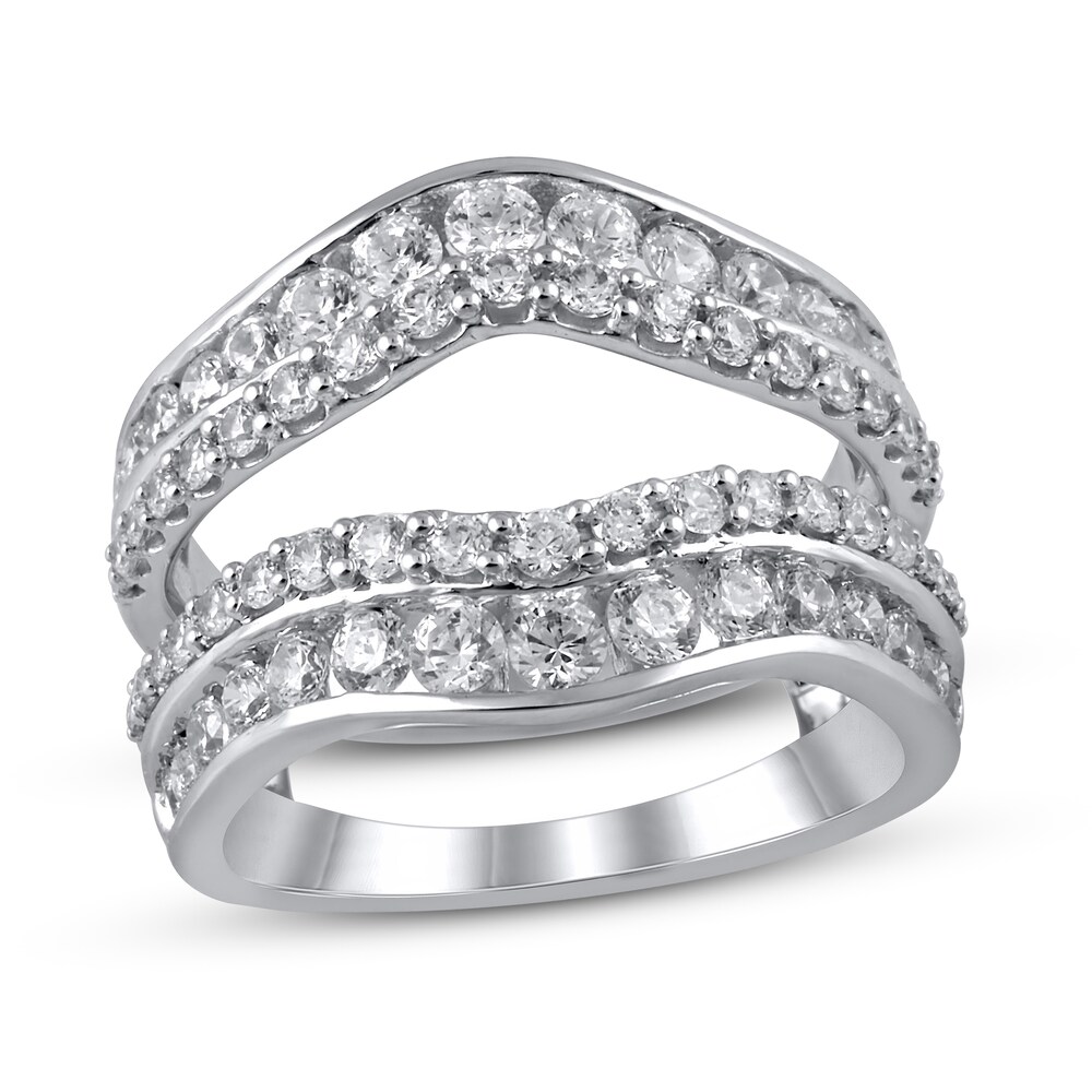 Diamond Enhancer Ring 1-3/4 ct tw Round 14K White Gold M6fLJ7ce Diamond Enhancer Ring 1-3/4 ct tw Round 14K White Gold M6fLJ7ce