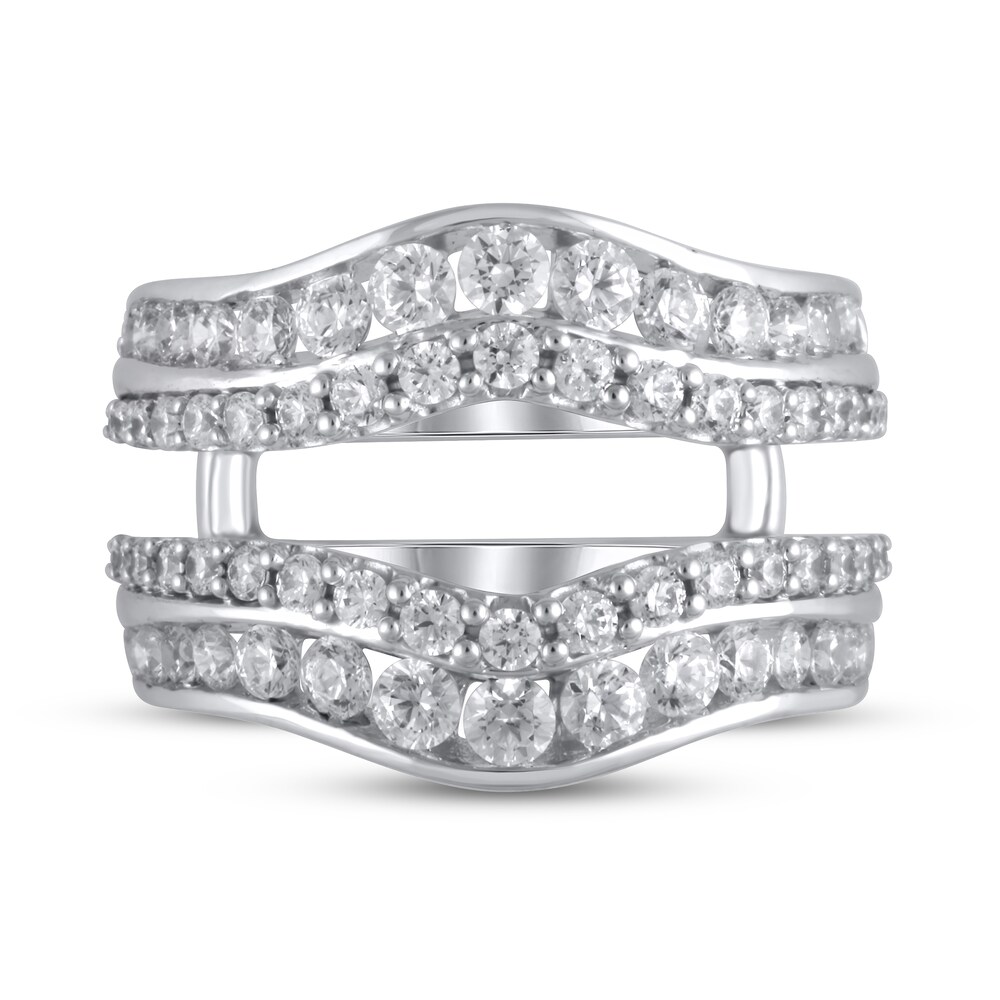 Diamond Enhancer Ring 1-3/4 ct tw Round 14K White Gold M6fLJ7ce Diamond Enhancer Ring 1-3/4 ct tw Round 14K White Gold M6fLJ7ce