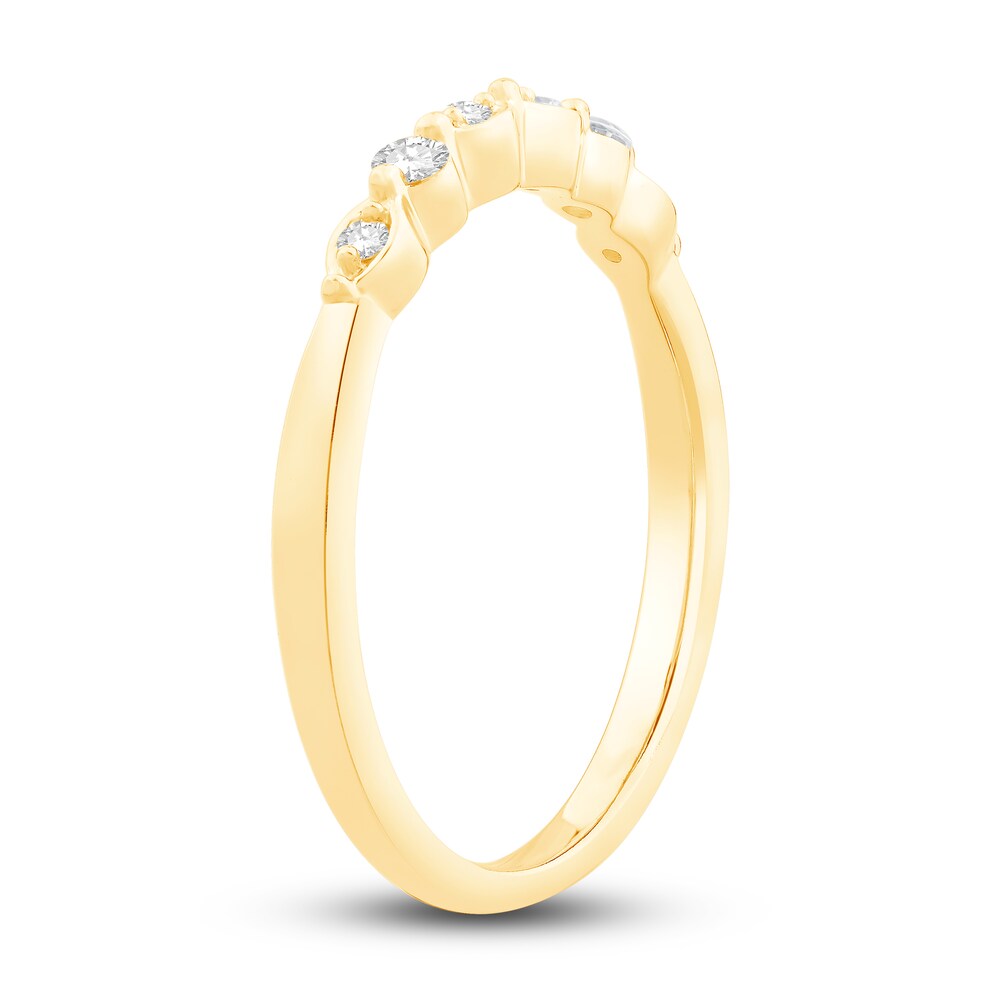 Diamond Anniversary Ring 1/10 ct tw Round 14K Yellow Gold M7tC3diK Diamond Anniversary Ring 1/10 ct tw Round 14K Yellow Gold M7tC3diK