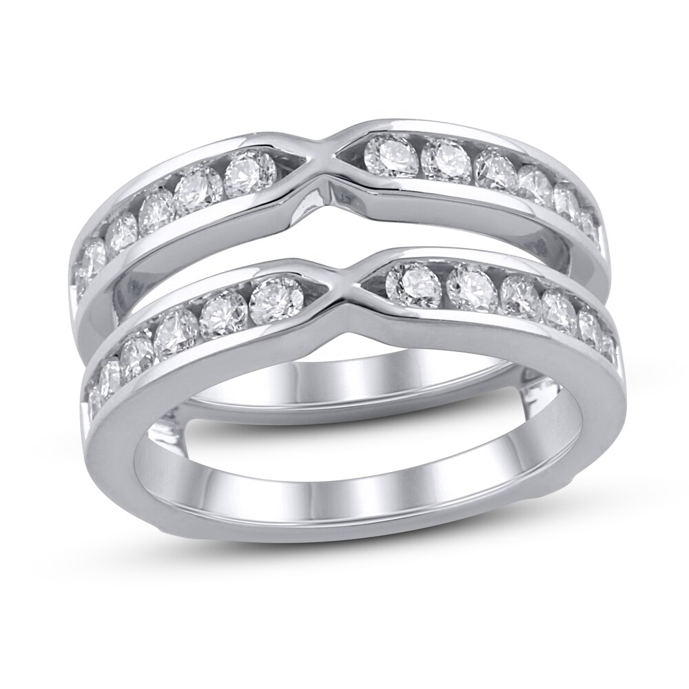 Diamond Enhancer Ring 1 ct tw Round 14K White Gold M92ACZGs Diamond Enhancer Ring 1 ct tw Round 14K White Gold M92ACZGs