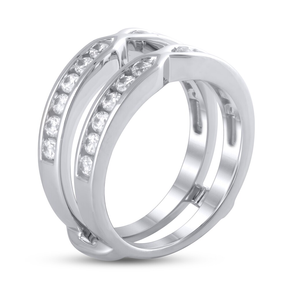 Diamond Enhancer Ring 1 ct tw Round 14K White Gold M92ACZGs Diamond Enhancer Ring 1 ct tw Round 14K White Gold M92ACZGs