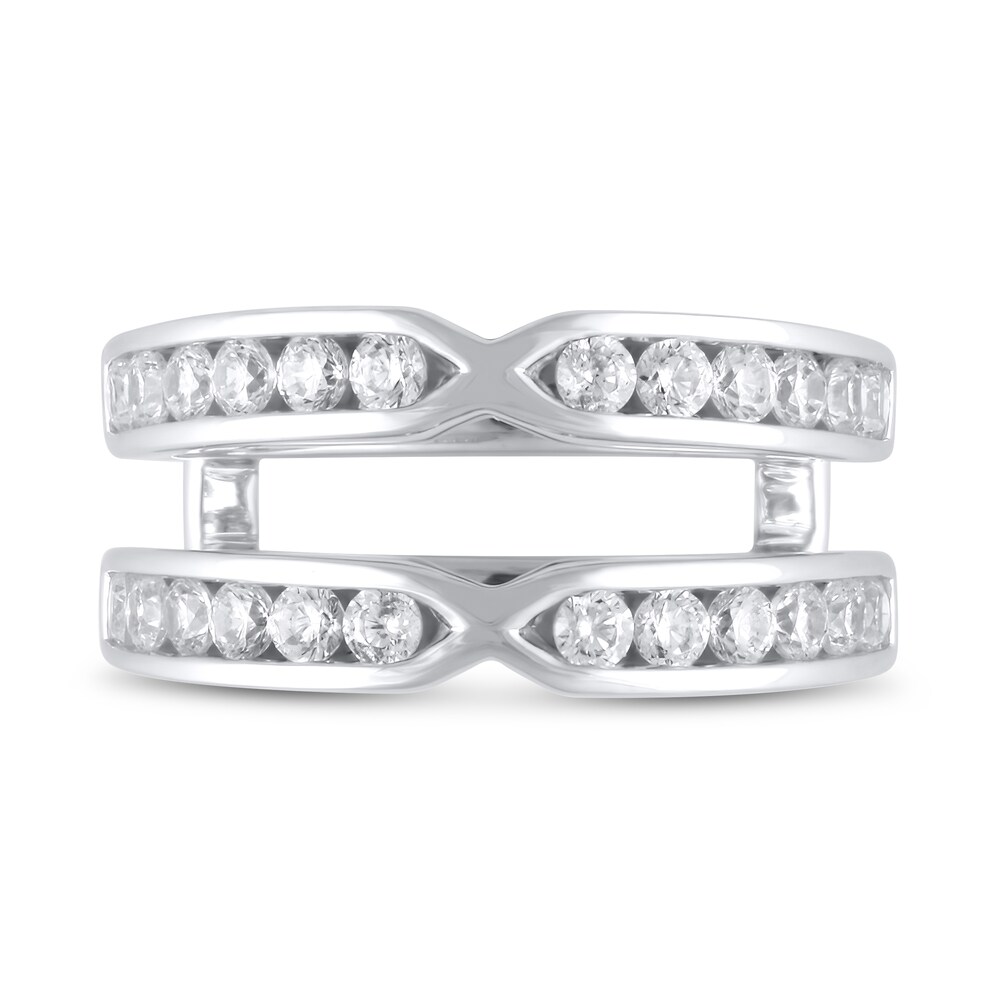 Diamond Enhancer Ring 1 ct tw Round 14K White Gold M92ACZGs Diamond Enhancer Ring 1 ct tw Round 14K White Gold M92ACZGs
