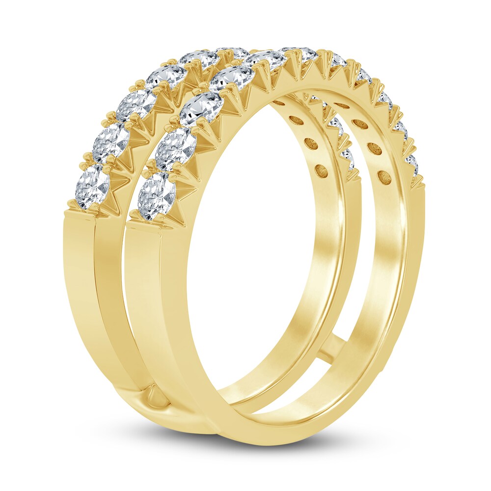 Diamond Insert Ring 1 ct tw Round 14K Yellow Gold MDAn4wv8 Diamond Insert Ring 1 ct tw Round 14K Yellow Gold MDAn4wv8