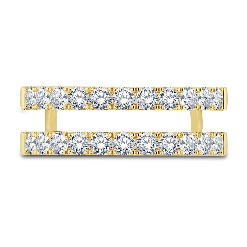 Diamond Insert Ring 1 ct tw Round 14K Yellow Gold MDAn4wv8 Diamond Insert Ring 1 ct tw Round 14K Yellow Gold MDAn4wv8