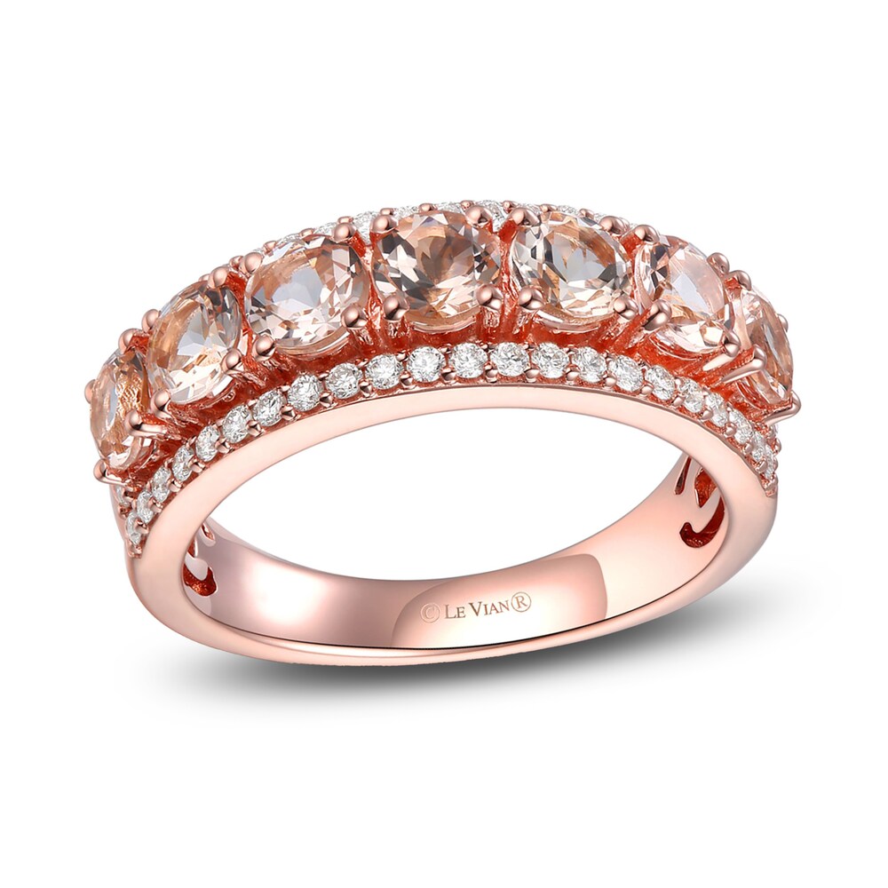 Le Vian Natural Morganite Ring 3/8 ct tw Diamonds 14K Strawberry Gold ME0X1PDU Le Vian Natural Morganite Ring 3/8 ct tw Diamonds 14K Strawberry Gold ME0X1PDU