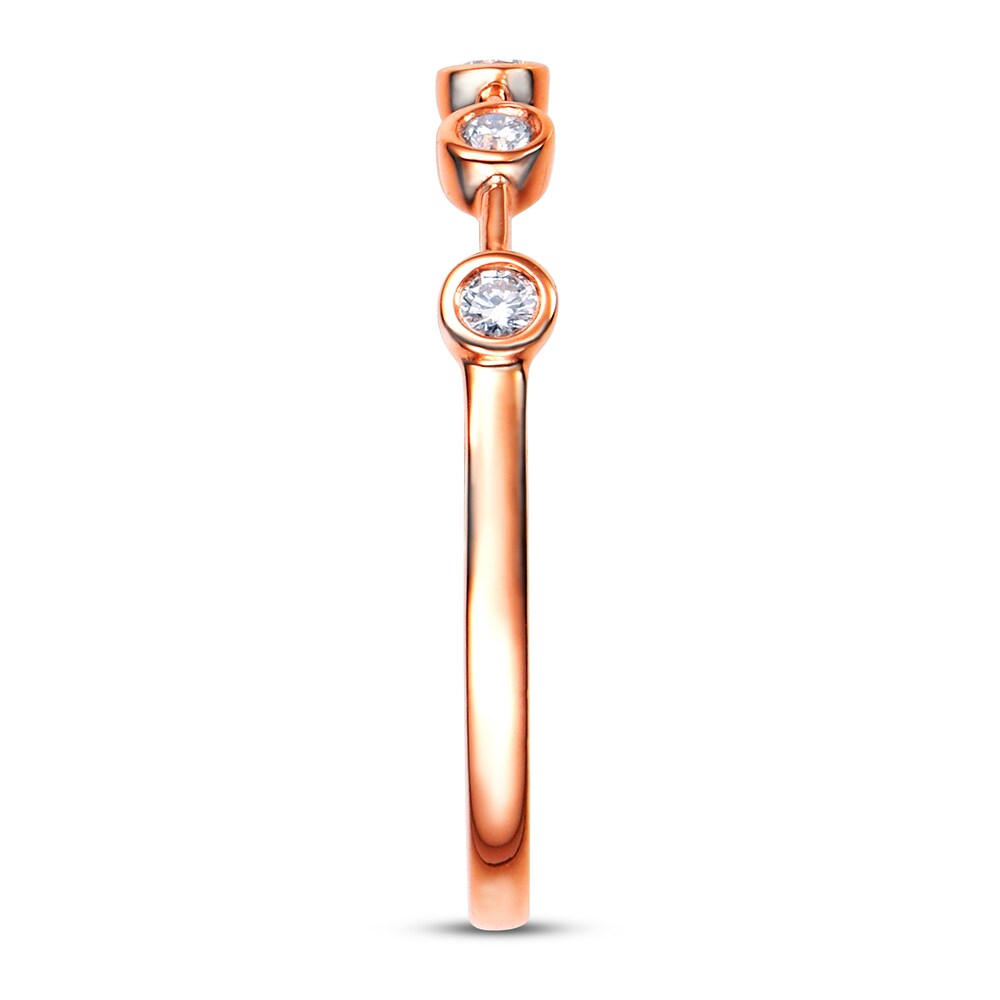 Diamond Ring 1/10 ct tw Round 10K Rose Gold MHP3dPwx Diamond Ring 1/10 ct tw Round 10K Rose Gold MHP3dPwx