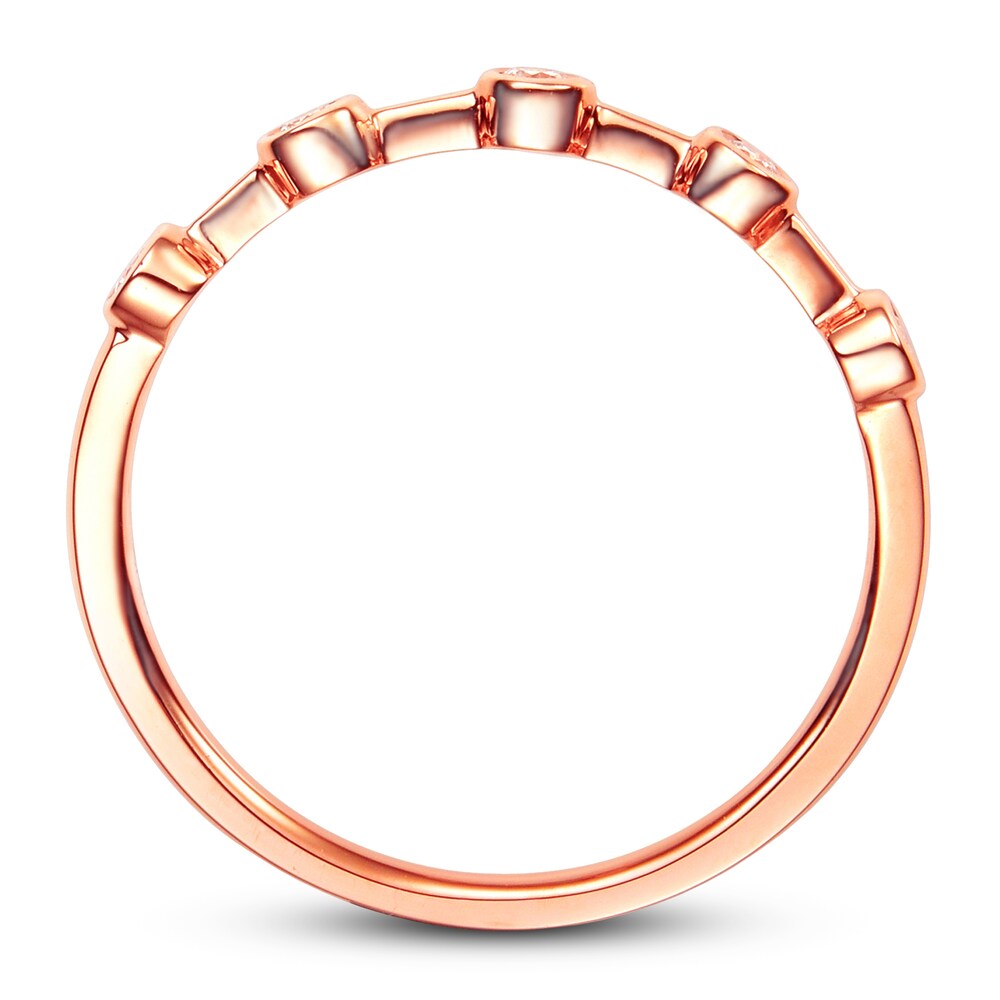 Diamond Ring 1/10 ct tw Round 10K Rose Gold MHP3dPwx Diamond Ring 1/10 ct tw Round 10K Rose Gold MHP3dPwx