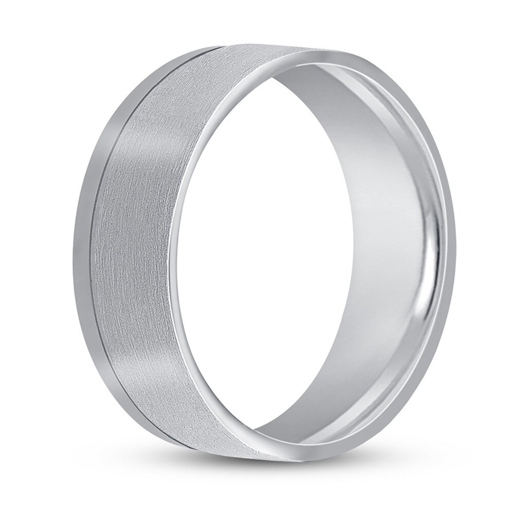 Wedding Band Matte Platinum 6mm MSEhyVVa Wedding Band Matte Platinum 6mm MSEhyVVa