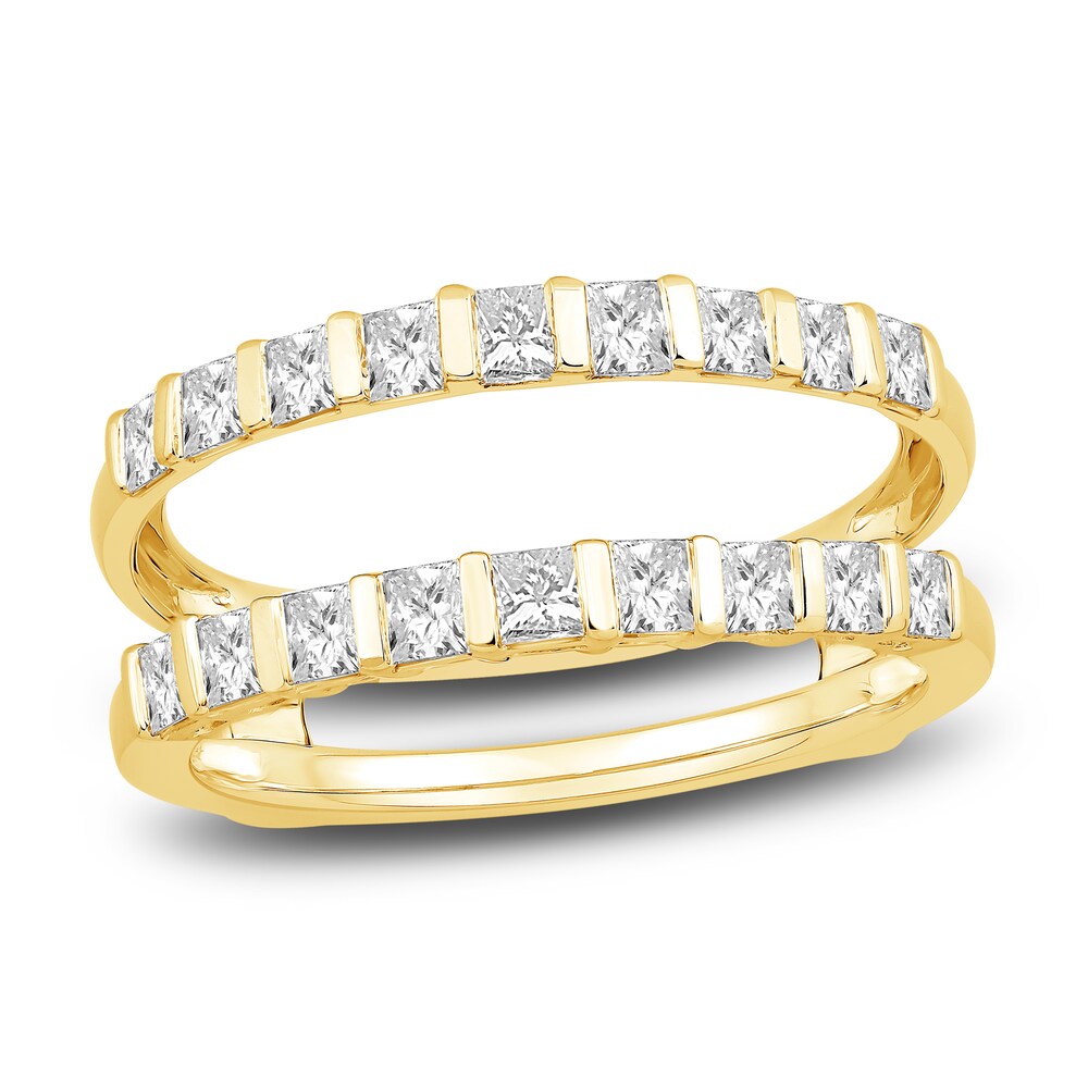 Diamond Enhancer Band 1 ct tw Princess 14K Yellow Gold MV3L697X Diamond Enhancer Band 1 ct tw Princess 14K Yellow Gold MV3L697X
