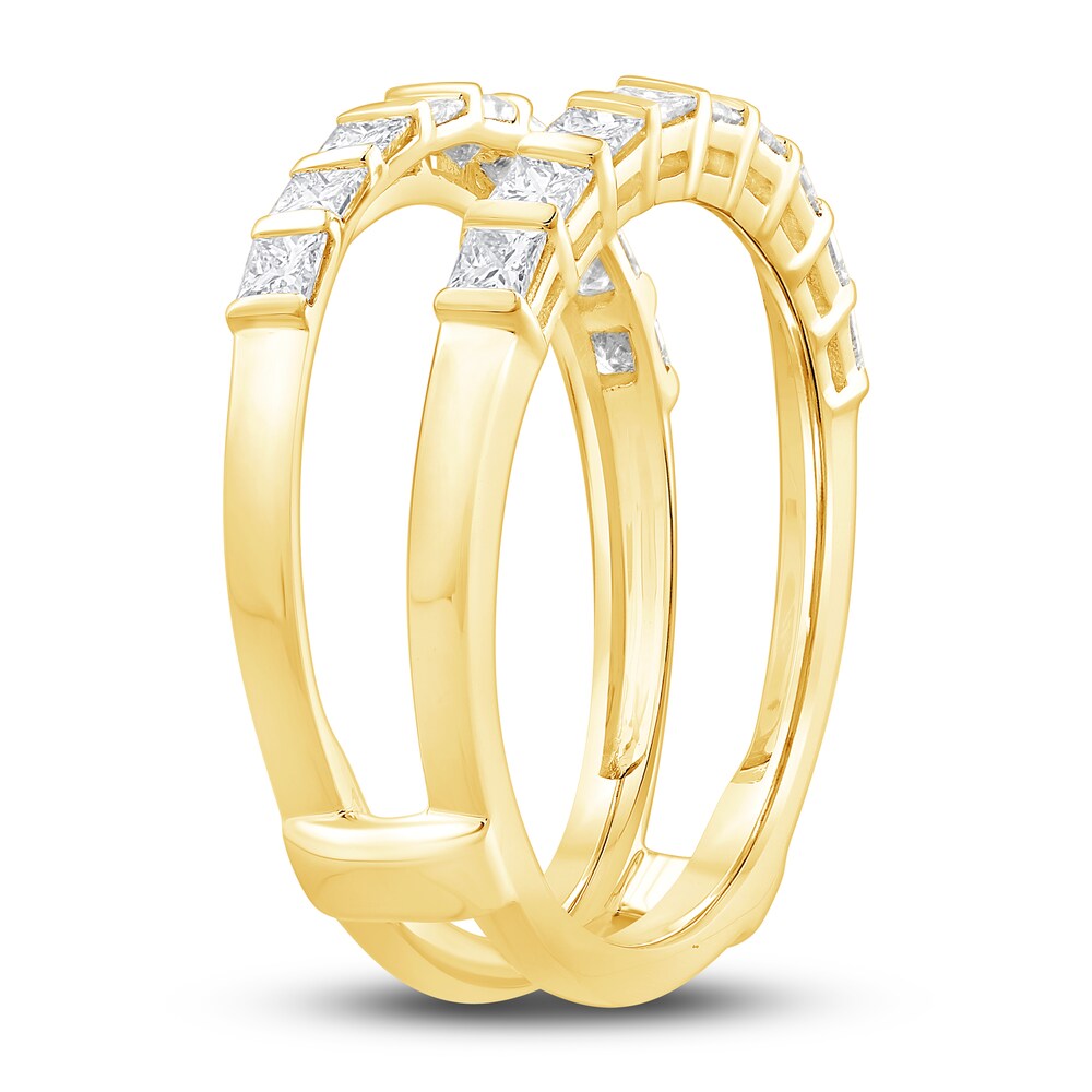 Diamond Enhancer Band 1 ct tw Princess 14K Yellow Gold MV3L697X Diamond Enhancer Band 1 ct tw Princess 14K Yellow Gold MV3L697X